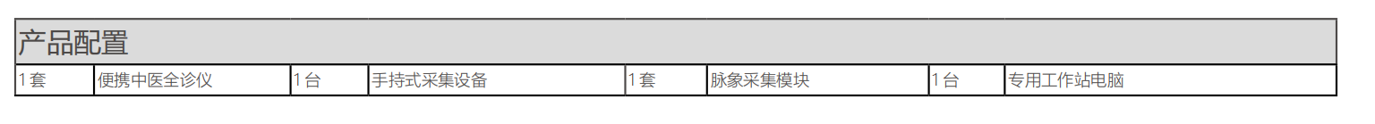 便攜中醫(yī)全診儀（便攜舌面脈采集儀）MT-BSM-01產(chǎn)品配置.png